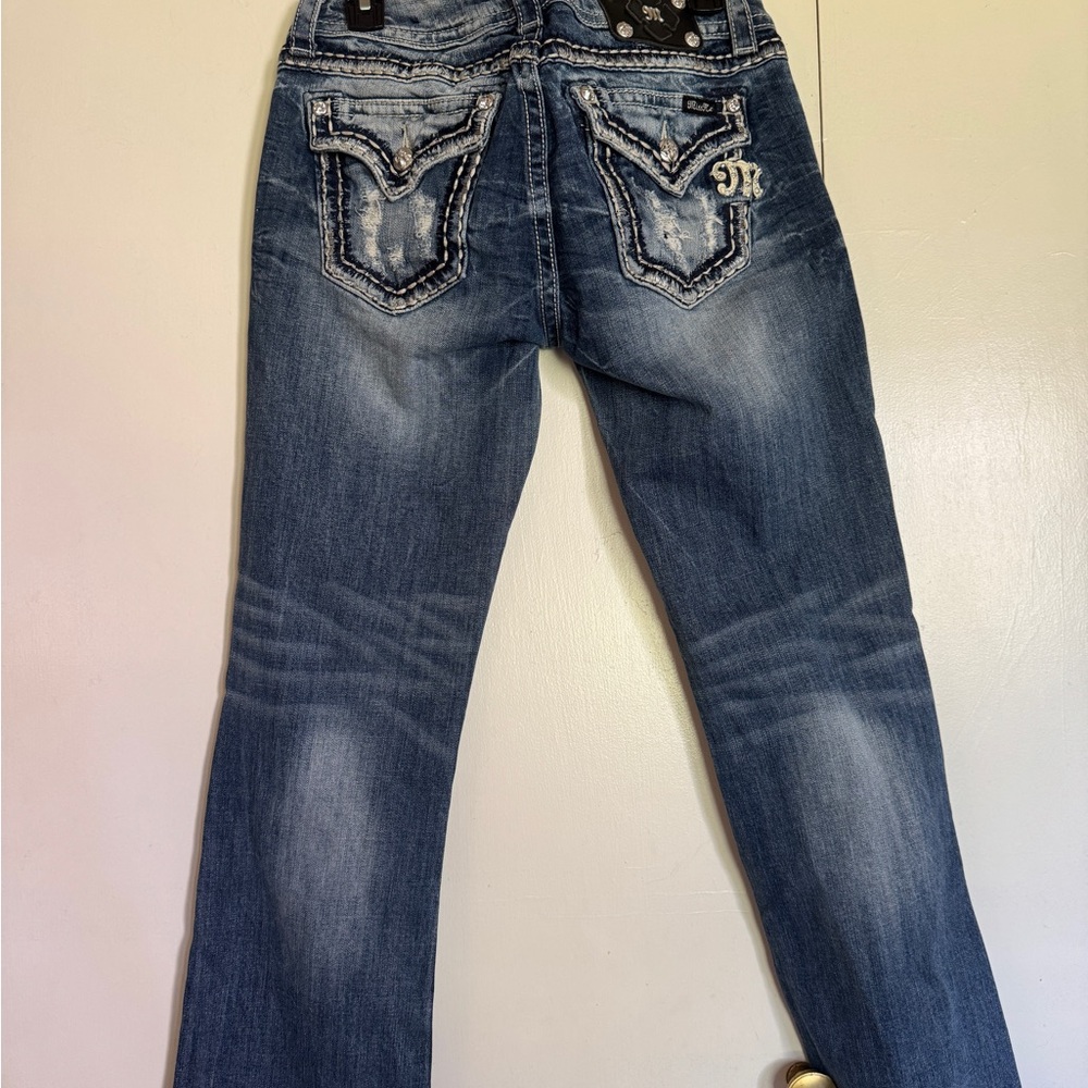 Miss Me Indigo Denim Jeans - Picture 2 of 4